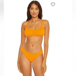 Becca swim orange bikini